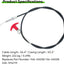 Cable embrague inverso cortacésped MTD Troy Bilt Bronco