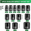 Set 13 Pzas 1/2" SAE Acero Cromo-Molibdeno EncHUFES