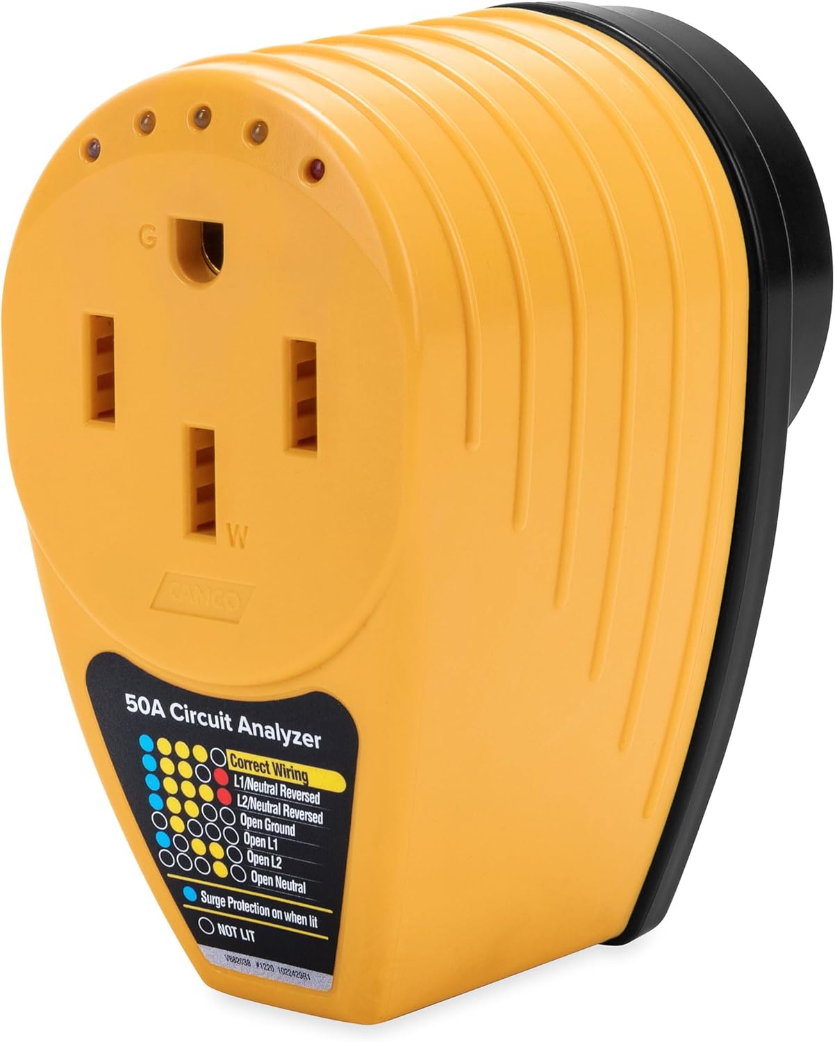 Analizador circuitos 50A para camper con proteccion
