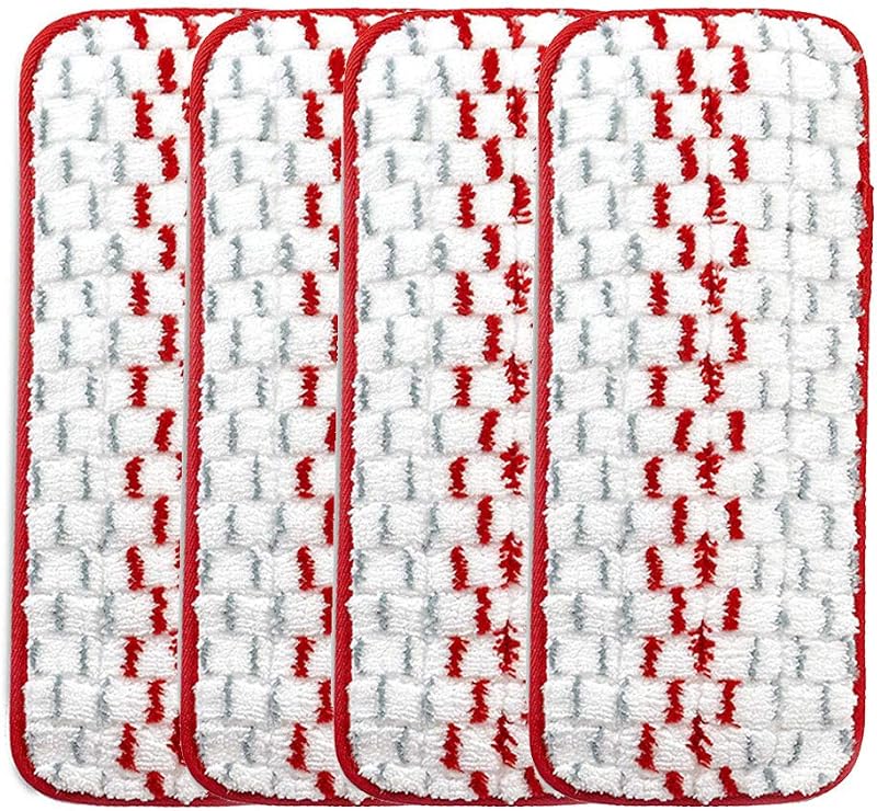 4 Almohadillas Microfibra Repuesto para Trapeador Promist Max