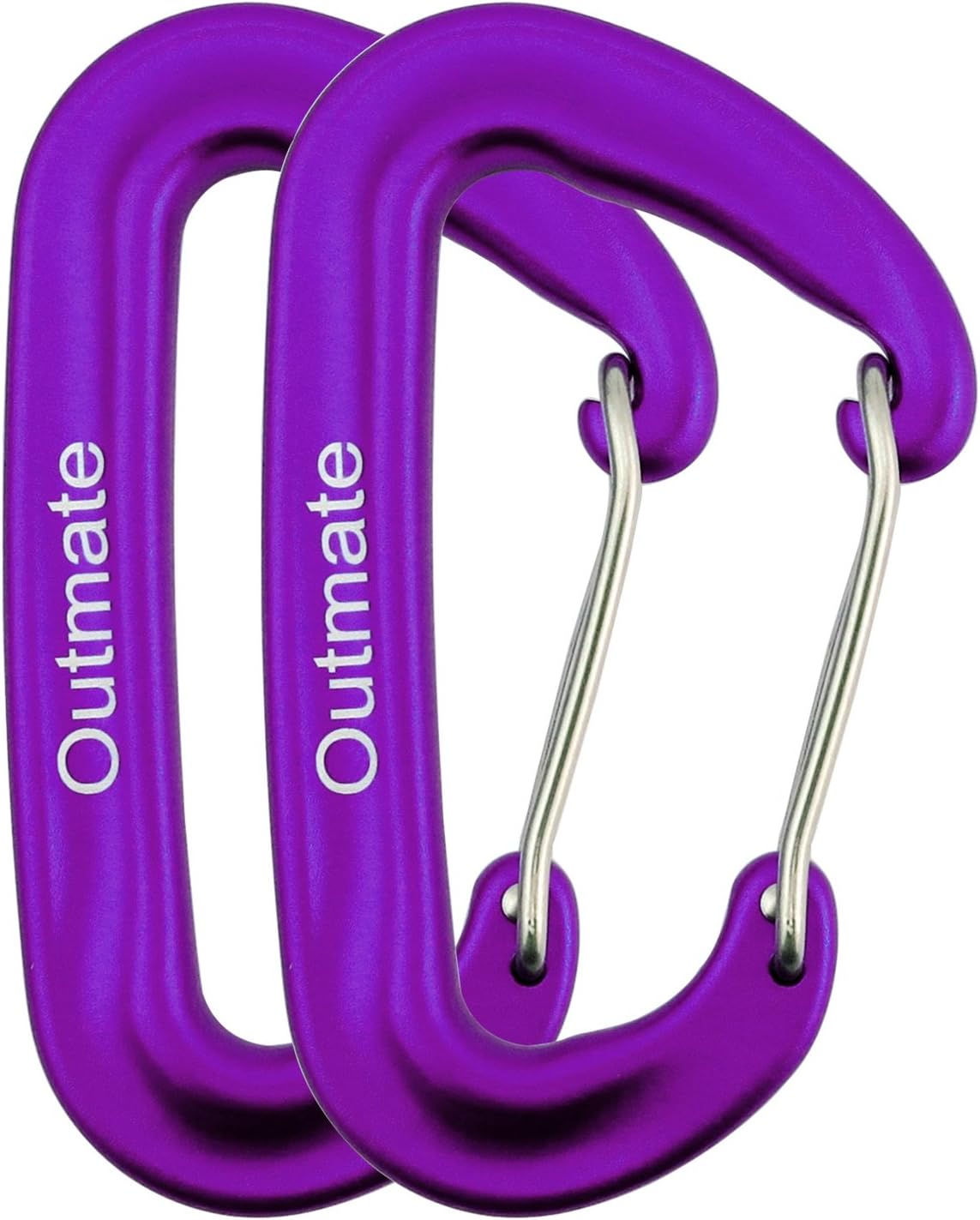 Mosquetones aluminio 12kn 3.2x2pulg senderismo camping