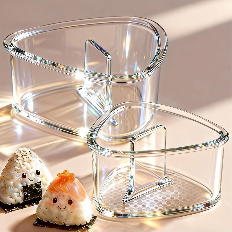 2 Moldes Bolas Arroz Antiadherente Sin BPA para Onigiri y Sushi