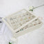Set 4 organiz. joyas apilables con bandeja terciopelo