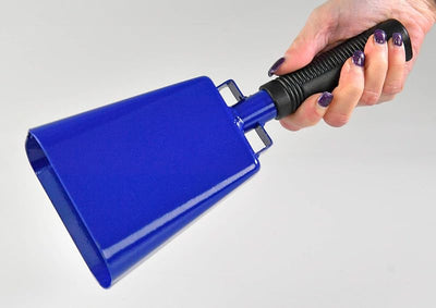 Cencerro hierro 10pulg campana deportiva azul
