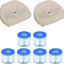 Accesorio asiento bañera hidromasaje filtros Purespa 6uds