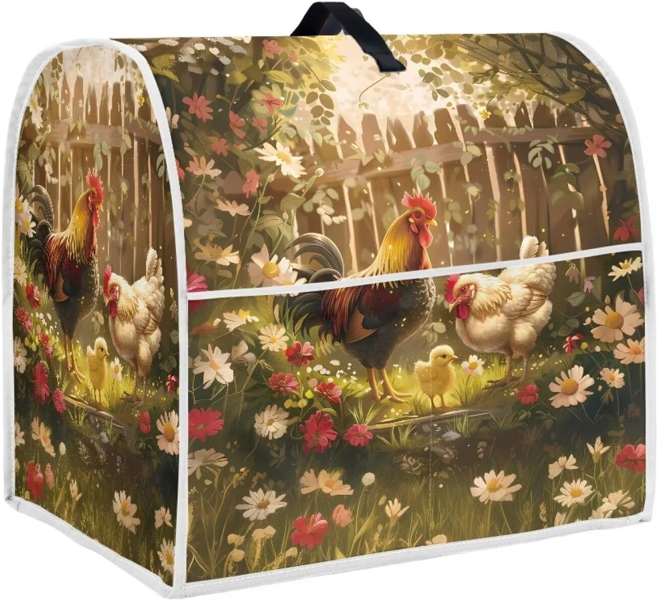 Cubierta antipolvo cocina funda lavable diseño pollo 6-8qt