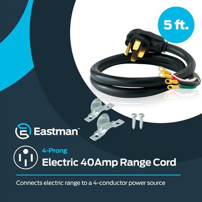 Cable eléctrico 5ft 40A 4 puntas 61272