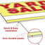 5 Carteles Venta Patio 12x16" Plástico Corrugado