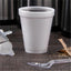 Vasos térmicos espuma 10oz blancos 25 por bolsa