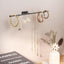 Organiz. joyas colgante pared 12.5" negro set 2