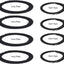 Cables repuesto silla salón negro 8 cordones