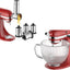 Accesorio cortador acero inox y bowl vidrio para KitchenAid