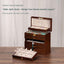Caja joyas vintage 8 capas con cerradura madera