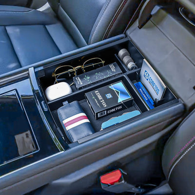 Organiz. consola central Chevy Traverse 2024-25 con bandeja