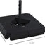 4 Pzas base cruzada patio 158lb arena 132lb agua negro