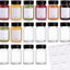 16 Botellas Vidrio 2oz Tapas Negras 60ml Botellas Boca Ancha