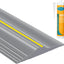 Tira umbral goma puerta garaje 12ft con adhesivo 300ml