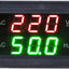 Medidor voltaje CA digital 80-500V frecuencia 45-65HZ LED