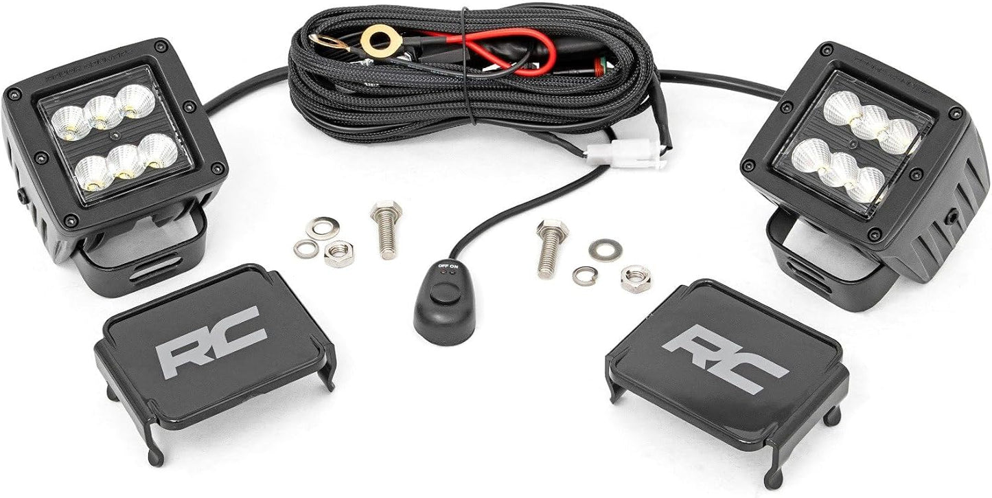 Barra luces CREE LED cuadradas serie negra 70133BL