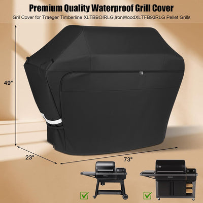 Cubierta parrilla Traeger Timberline XL resistente agua