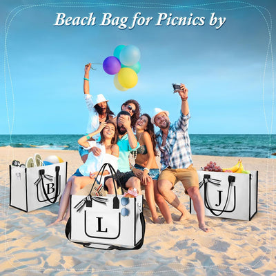 Bolsa playa con bolsillos correa para mamá Navidad