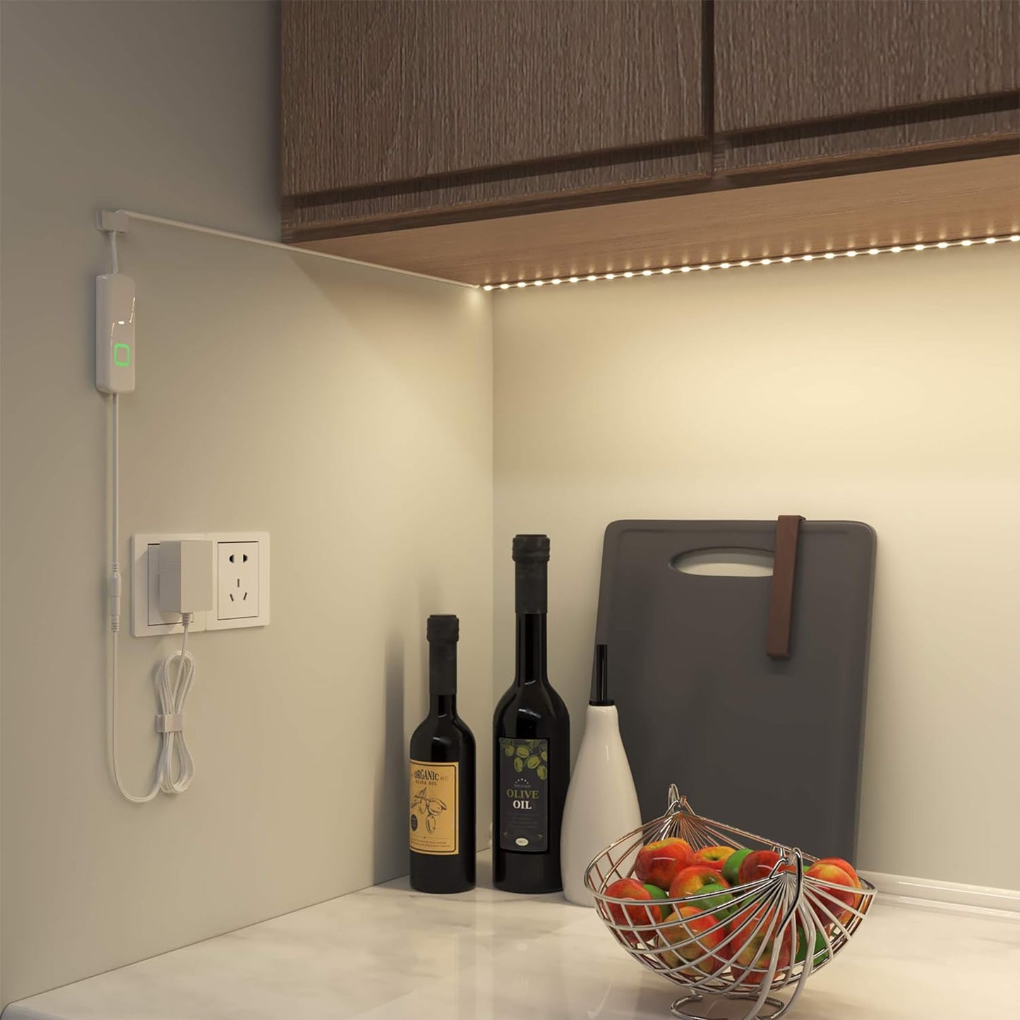 Kit luz LED tira 50pies 900LED 24V para cocina