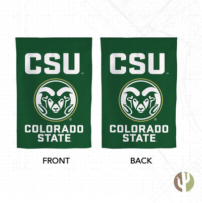 Bandera jardín CSU Colorado State Rams 19x12"