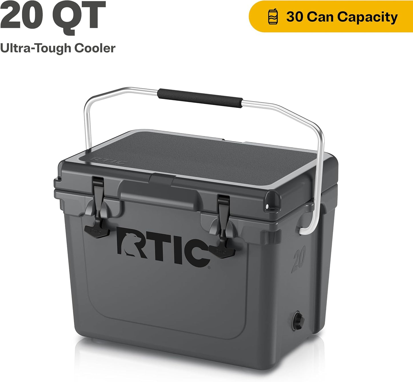 Caja hielo aislada ultra resistente para playa camping
