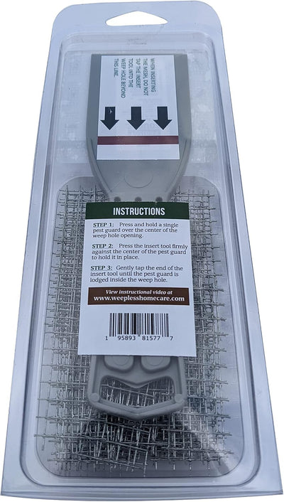 Kit malla galvanizada 1/4pulg paquete 50 contra plagas