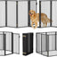 Puertas perro metálicas para interiores y exteriores