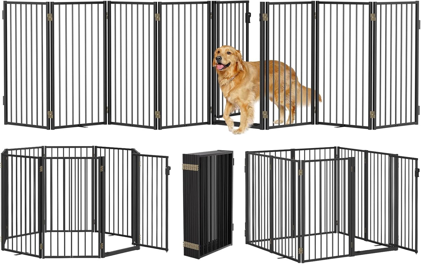 Puertas perro metálicas para interiores y exteriores