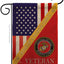 Bandera arpillera USMC para jardín decoración casa
