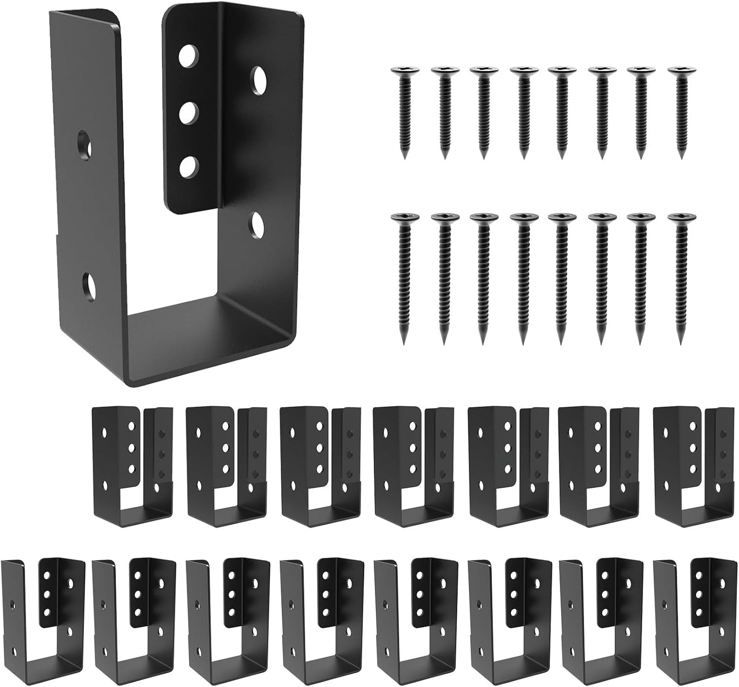 16 Soportes Barandilla Cubierta Acero Inox 201
