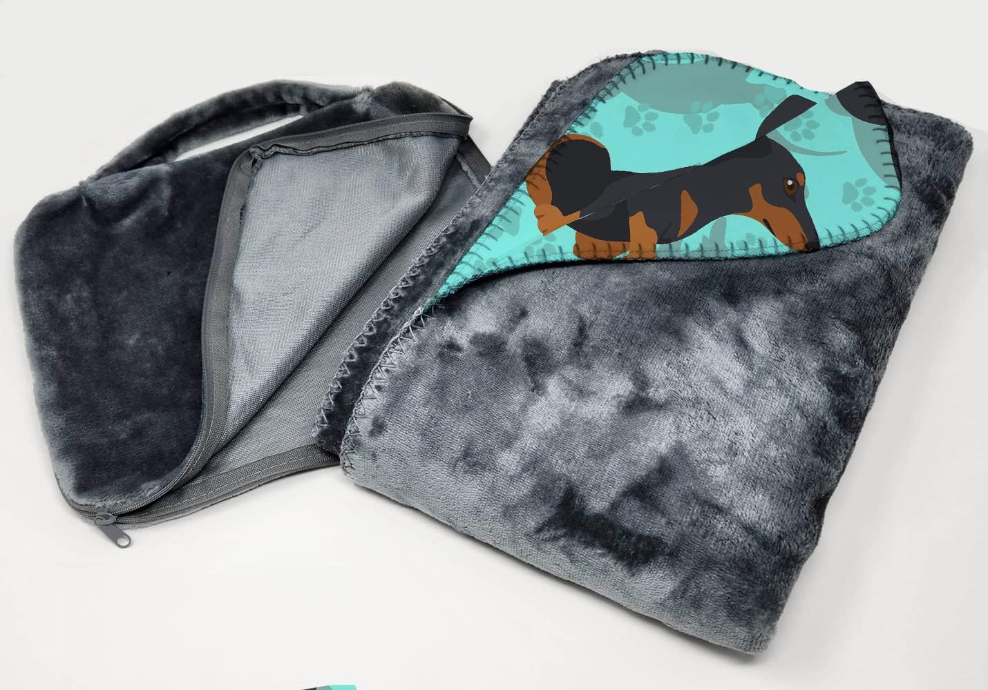 Manta viaje suave con bolsa para avión camping playa