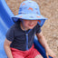 Sombrero sol UPF50 para niños 3-10 años con solapa cuello