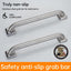 Barra agarre acero inox 500lb riel baño antiderrap ADA