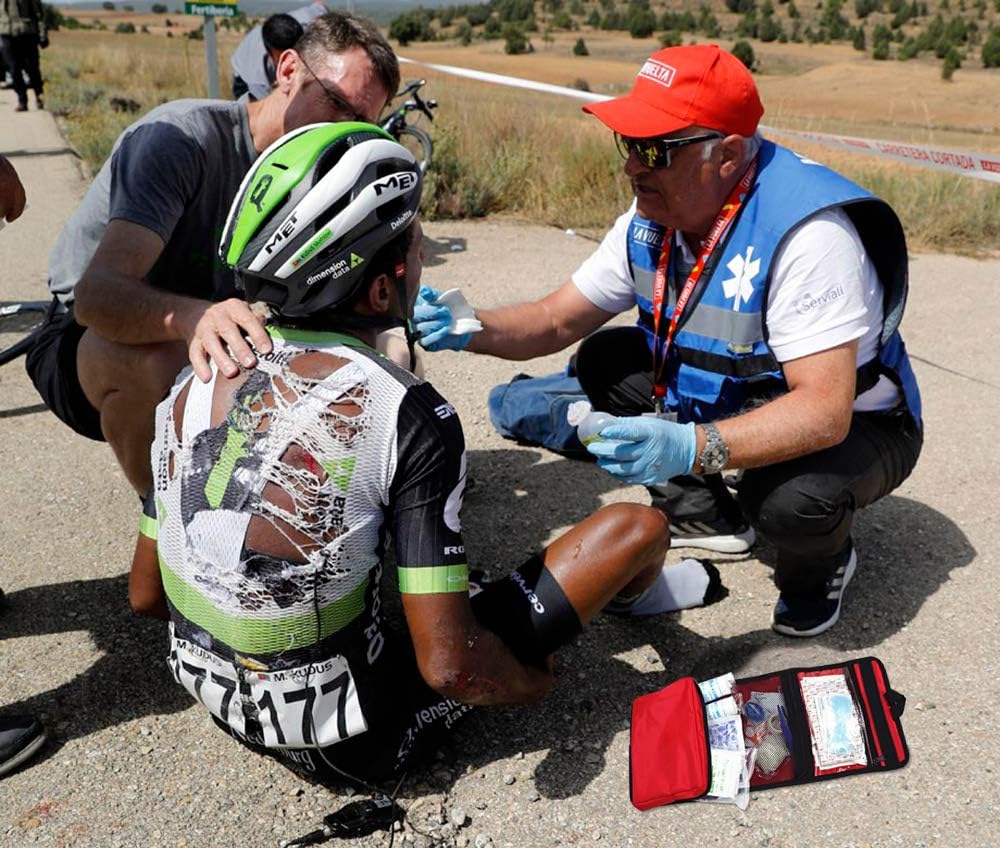Bolsa primeros auxilios de nailon compacta para emergencias