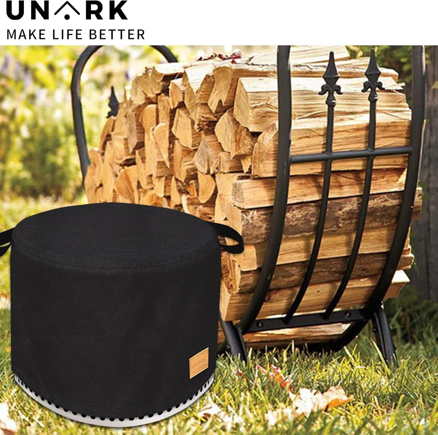 Cubierta redonda ranger 15pulg impermeable exterior negro