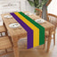 Camino mesa Mardi Gras 13x72pulg decoración hogar