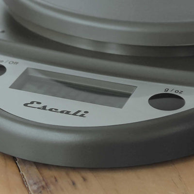 Báscula digital cocina 11 lb/5 kg gris metálico