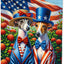 Bandera jardín galgos italianos americanos multicolor
