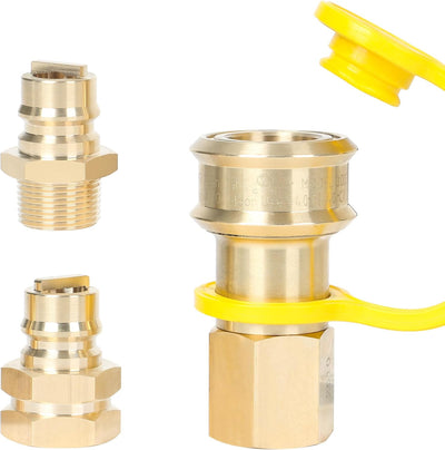 Accesorios conexión rápida gas natural 3/4 4 pzas