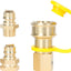 Accesorios conexión rápida gas natural 3/4 4 pzas