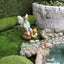 Juguete hada mini para pesca con perro decoración jardín