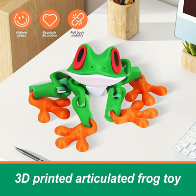 Rana articulada 3D imán pizarra blanca cocina hogar oficina