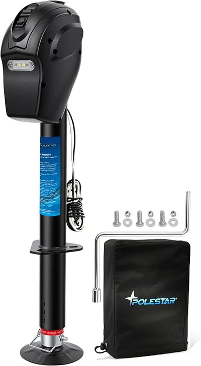 Gato eléctrico remolque 5000 lb tipo A-Frame con luz LED 12V