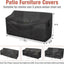 Fundas sillas de mimbre para patio impermeable 75x32x31