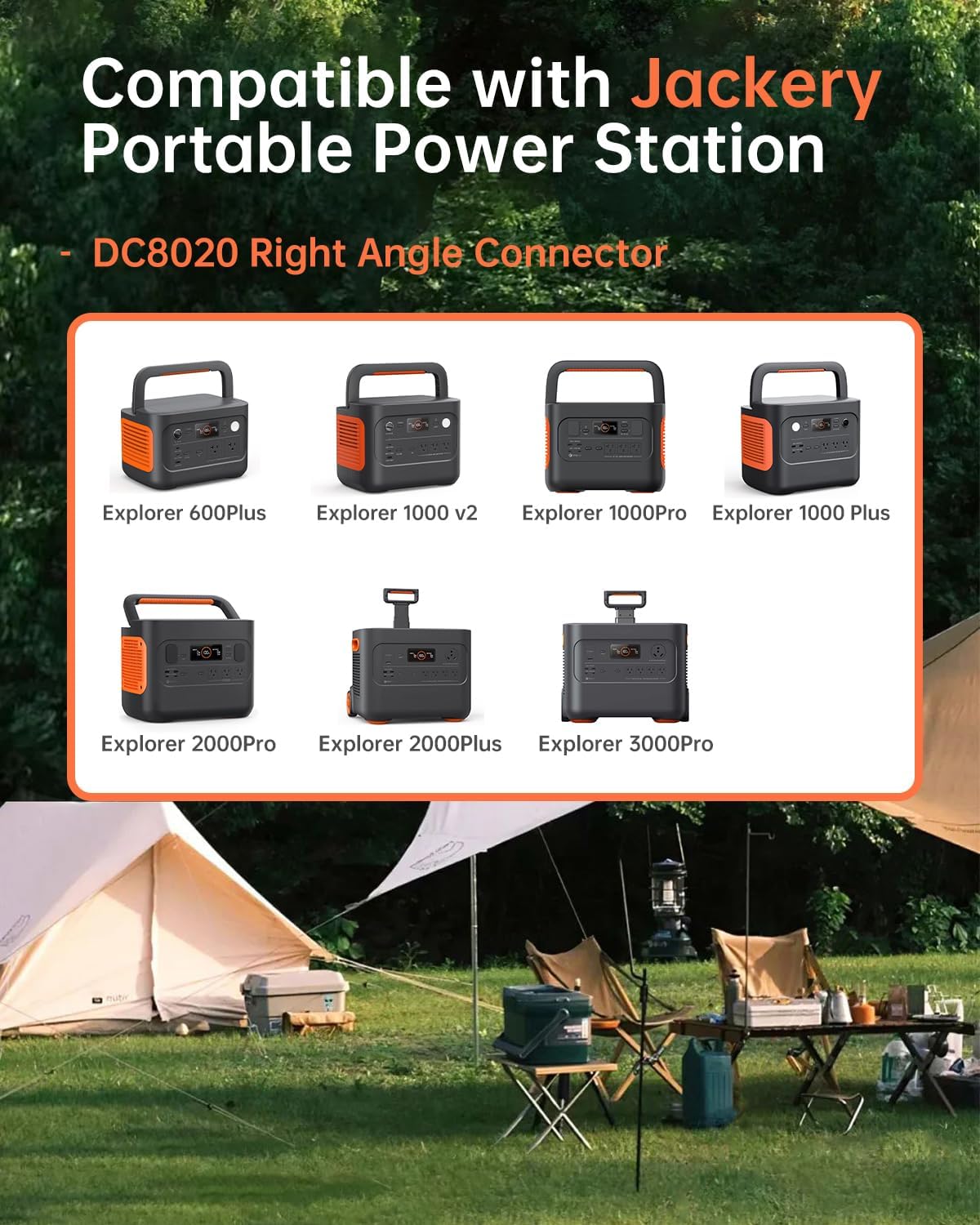 Adaptador 90 grados comp Jackery Explorer 1000-3000 Pro