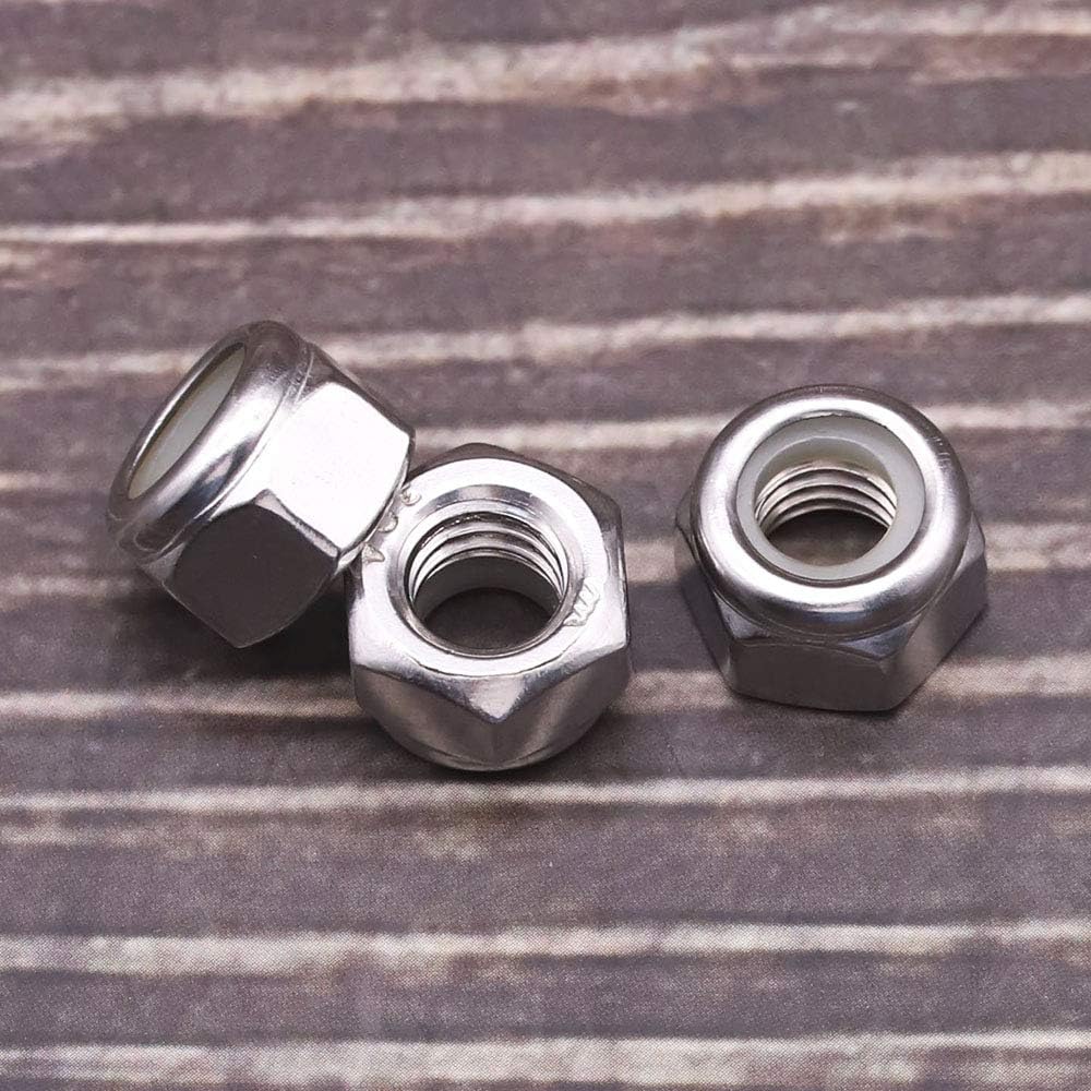 Tuercas bloqueo nailon acero inox 304 UNC paquete 100