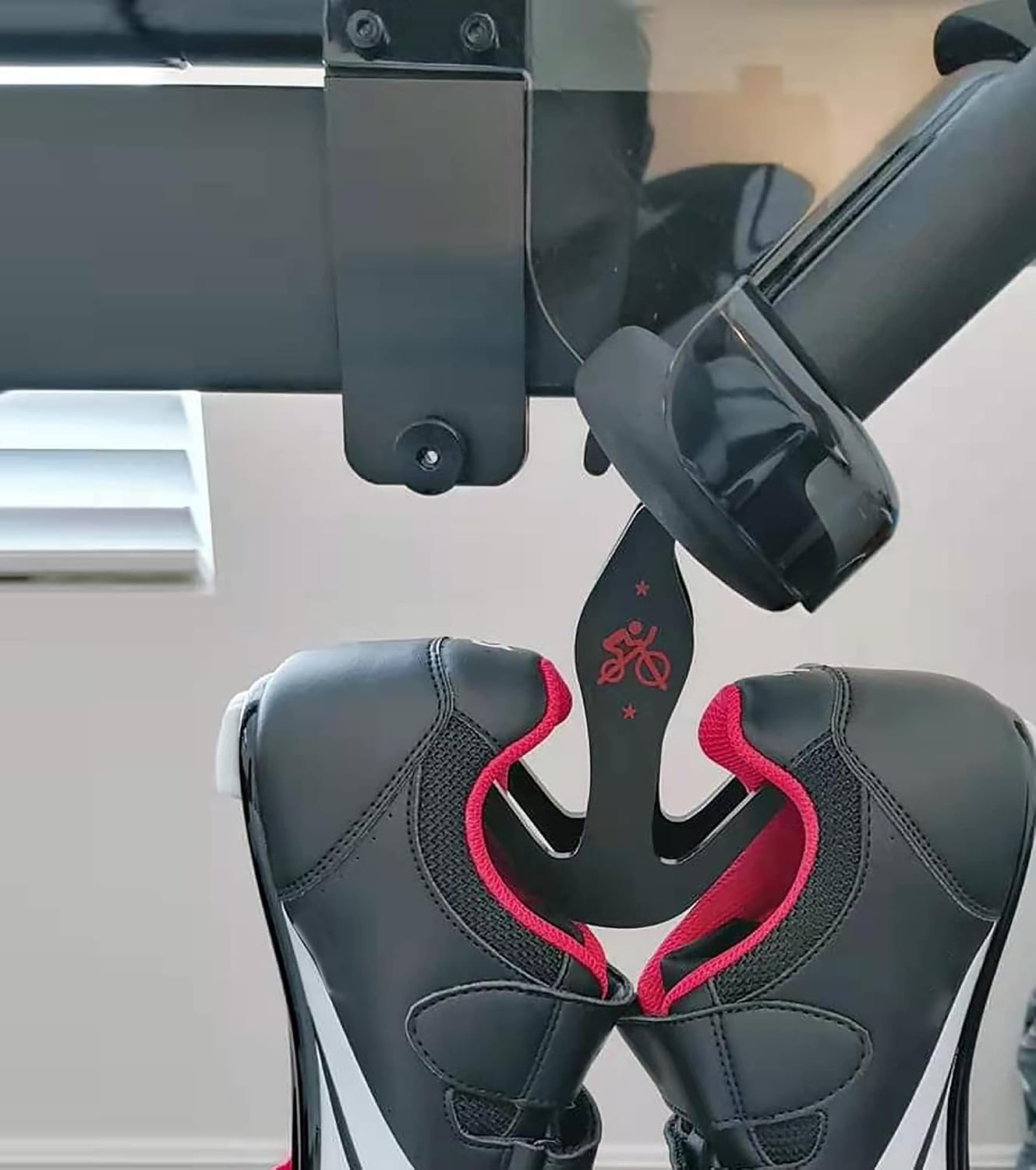 Ganchos para zapatos Peloton 2uds plástico negro mate